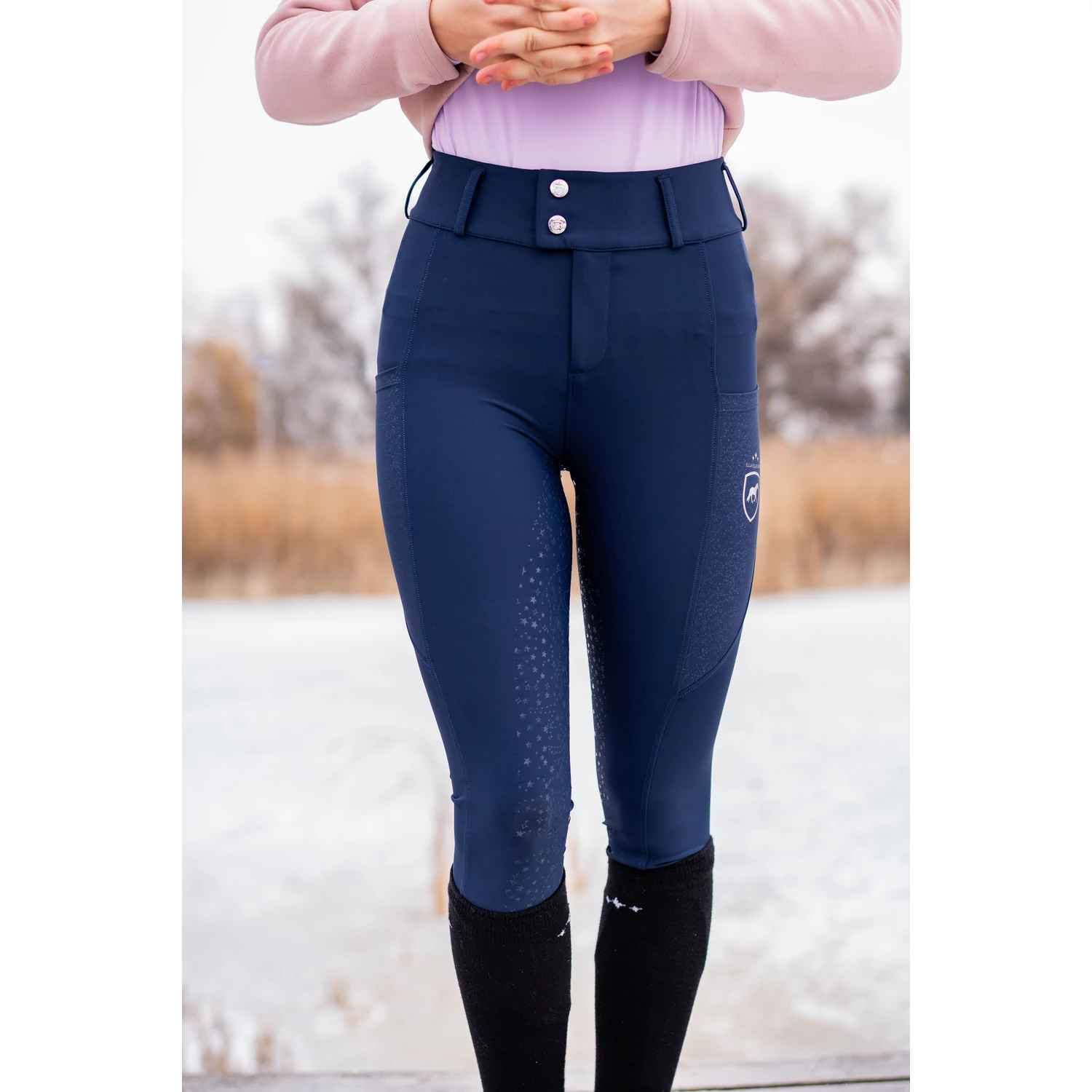 Blue Sparkling Breeches