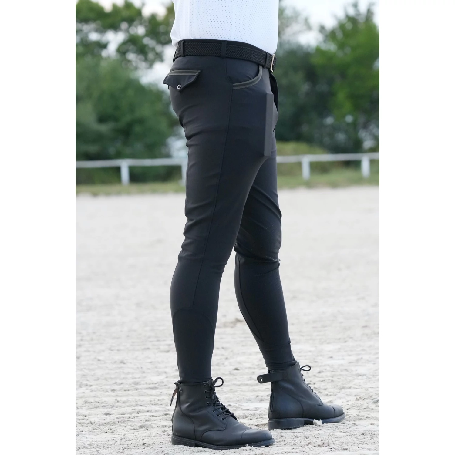 Kajzi férfi lovaglónadrág Black