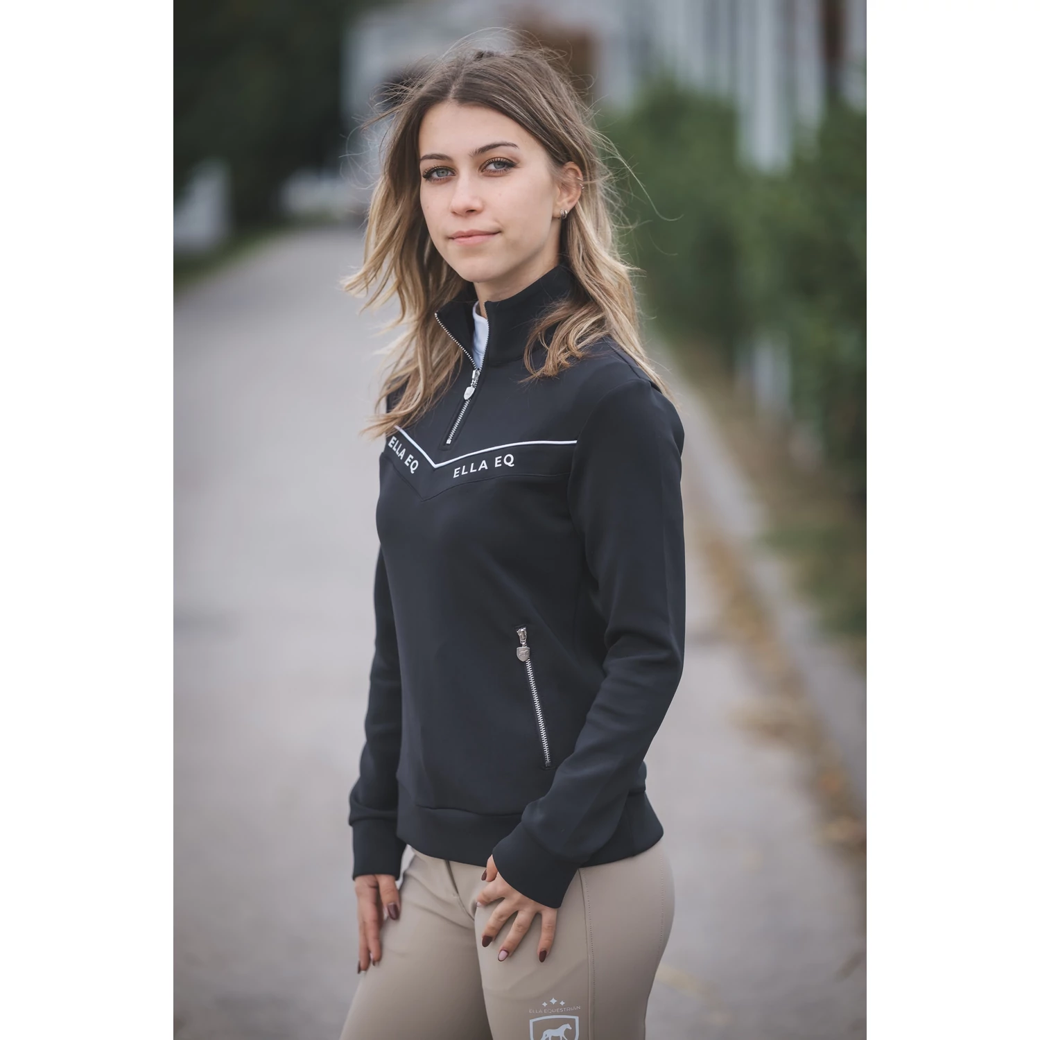 Essential Halfzip Pulóver