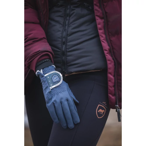 Riding Gloves Sparkle Blue